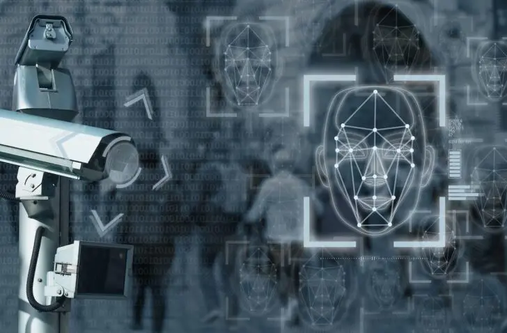 Surveillance gezichtsherkenning
