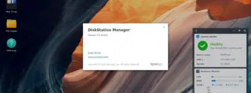 Synology DSM 7 beta hoofdscherm