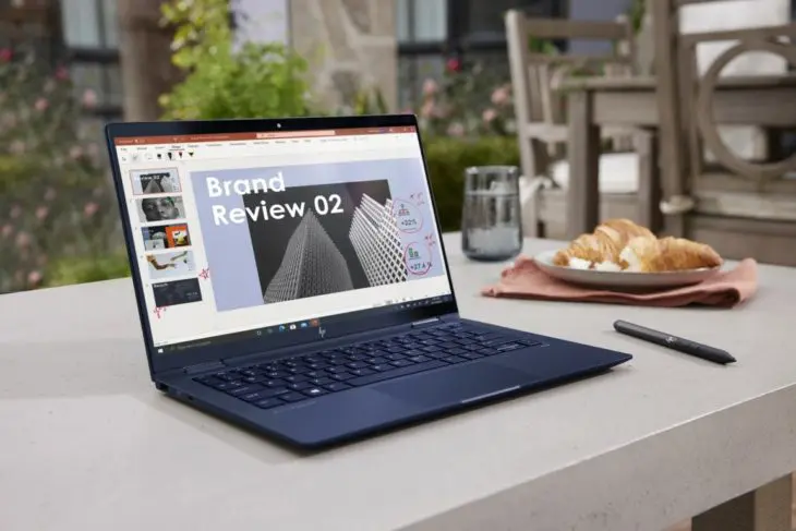 HP Elite Dragonfly Max_Dragonfly Blue_Workspace 1