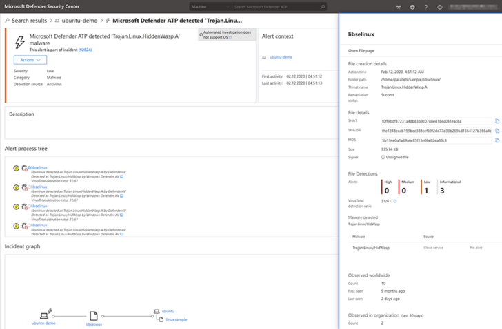 Microsoft Defender Linux