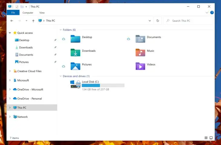 Windows 10 verkenner