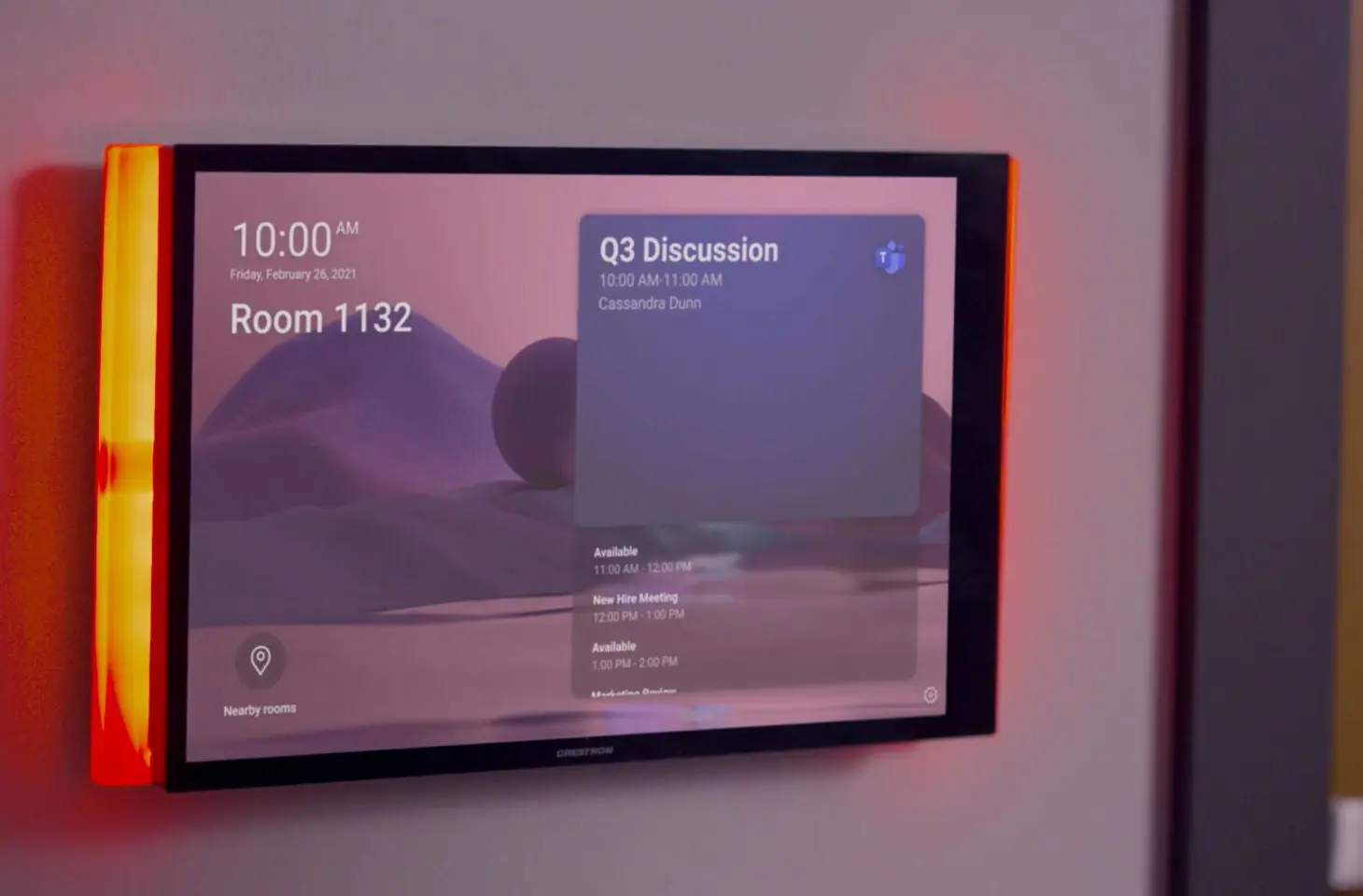 Microsoft Teams Panels biedt extra interactiviteit aan fysieke vergaderruimtes