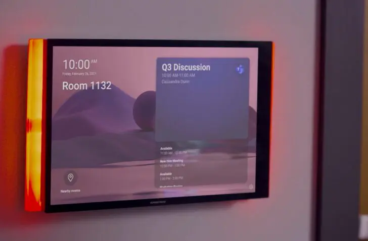 Microsoft Teams Panels biedt extra interactiviteit aan fysieke vergaderruimtes