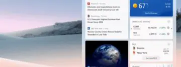 Windows 10-update introduceert taakbalk-widget met nieuws en weerbericht