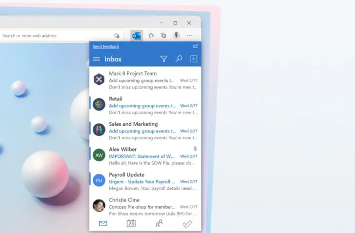Microsoft Outlook Edge