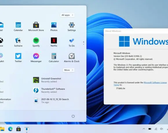 Windows 11 startmenu links