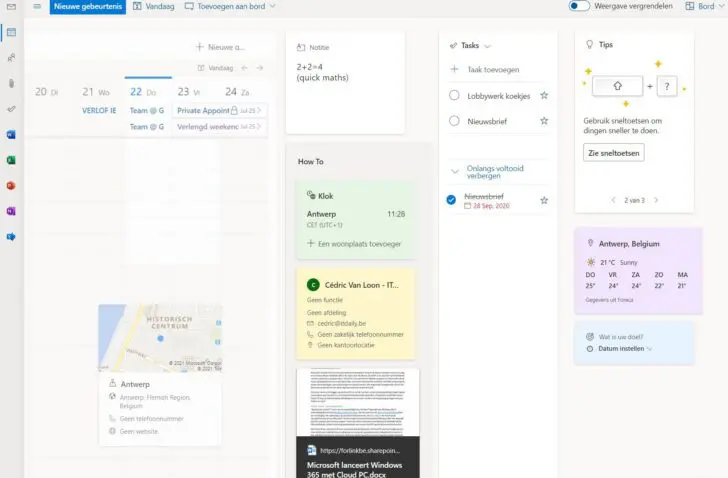 Aan de slag met de nieuwe Bord-weergave in Microsoft Outlook
