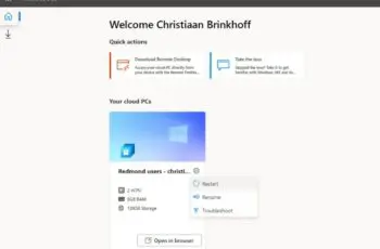 Windows 365 cloud pc