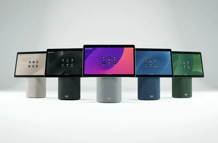 Webex Desk Mini wordt kleurrijke compagnon op je bureau