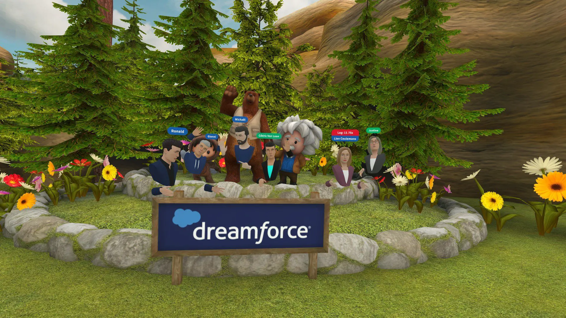 Salesforce Glue VR groepsfoto