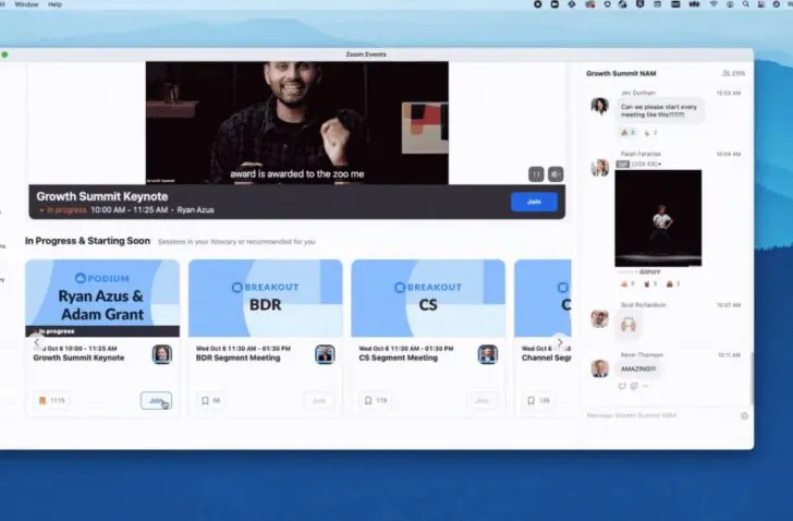 Zoom Events ondersteunt voortaan meerdere gelijktijdige sessies bij online conferenties
