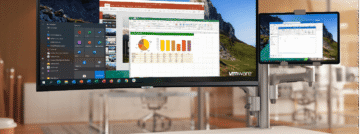 Breid je desktop uit over twee schermen met VMware Horizon op Samsung Dex