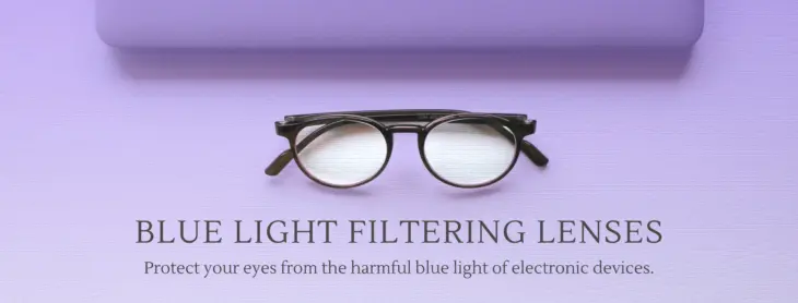 Blue,Light,Filtering,Lenses,Illustration,(opticians)