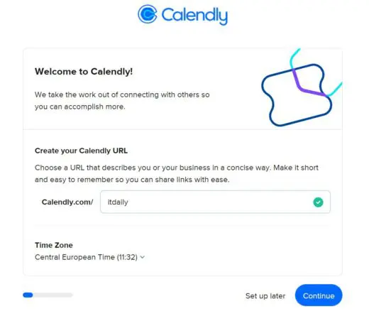 Calendly stap 2