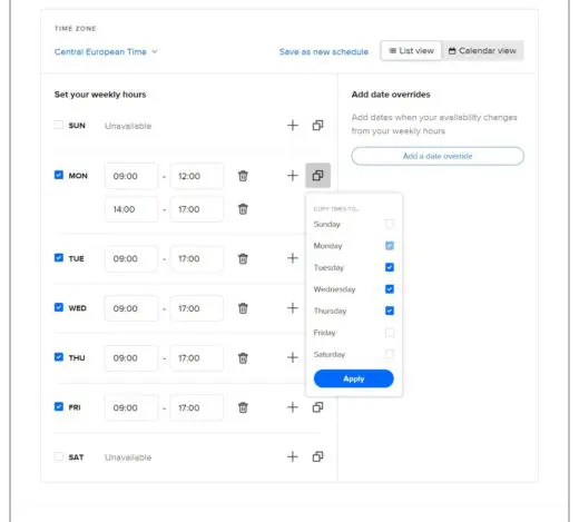 Calendly stap 5