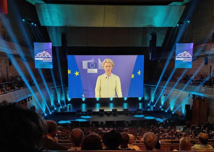Von-der-Leyen-imec Ursula von der Leyen op de Imec Future Summits 2022