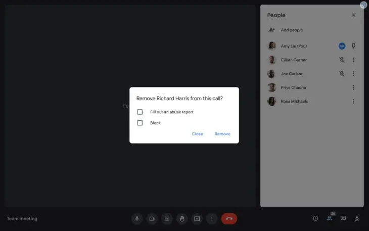 Google Meet blokkeren