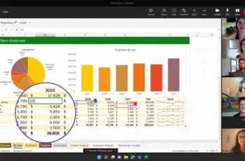 Excel Live Teams