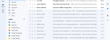 Betere zoek- en suggestie opties in Gmail