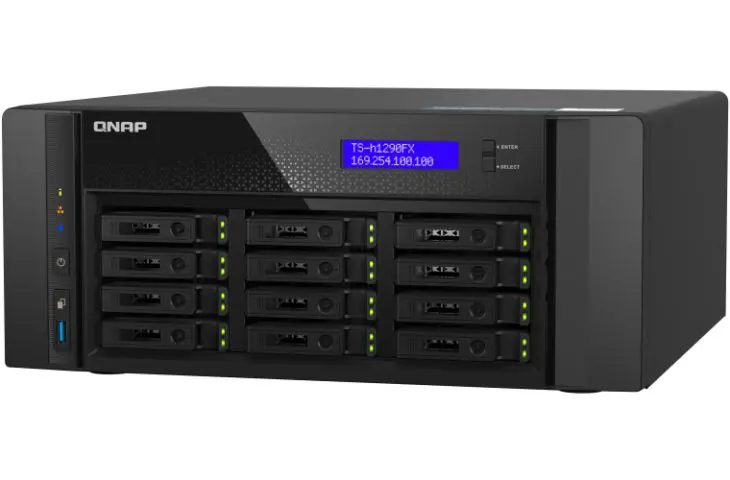 Qnap introduceert grote toren-NAS met 12 bays en AMD Epyc-processor