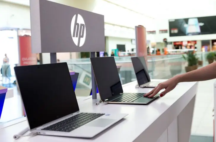 hp verkoop pc's daalt