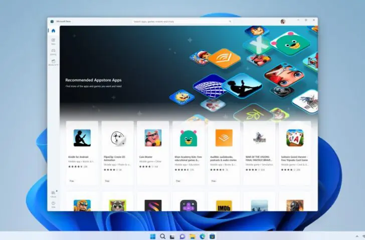 android apps op windows