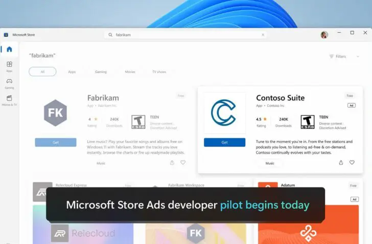 Microsoft Store Ads in preview beschikbaar: krijg je app bij het juiste doelpubliek