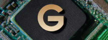 Google logo chip