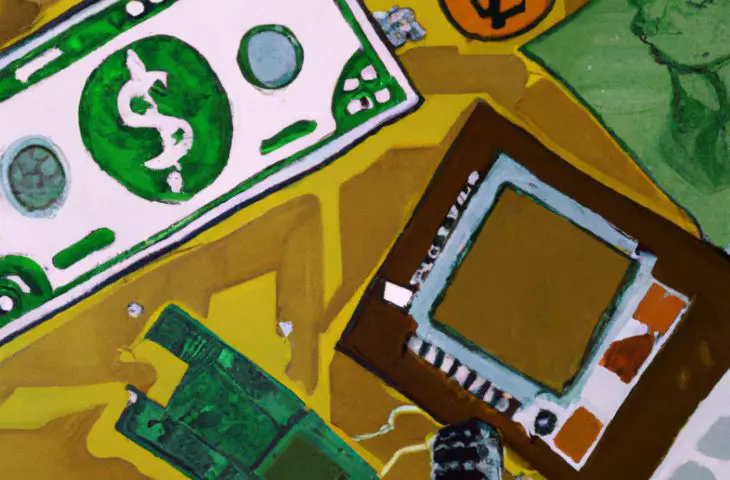 europa geld microchips Dall-E