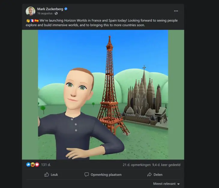 zuckerberg-facebook zuckerberg fb post horizon worlds