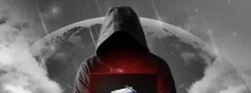 Cyber,Threat,From,Russia.,Russian,Hacker,At,The,Computer,,On