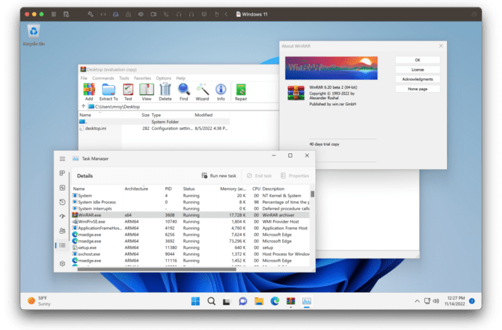 VMware Fusion 13 ondersteunt Windows 11 op Mac-toestellen met Arm