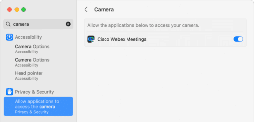 webcam mac