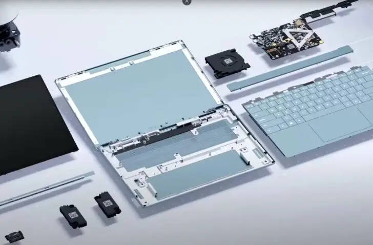 Dell demonstreert repareerbare laptop zonder schroeven