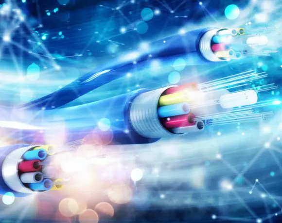 Internet,Connection,With,Optical,Fiber.,Concept,Of,Fast,Internet