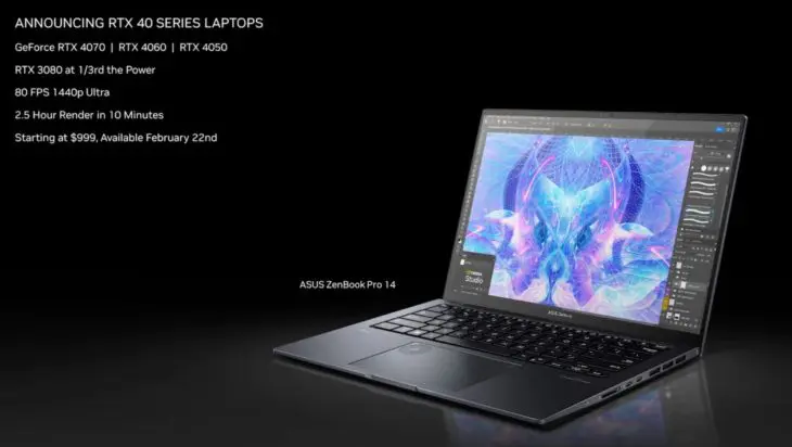 Nvidia RTX 4000 Mobiel