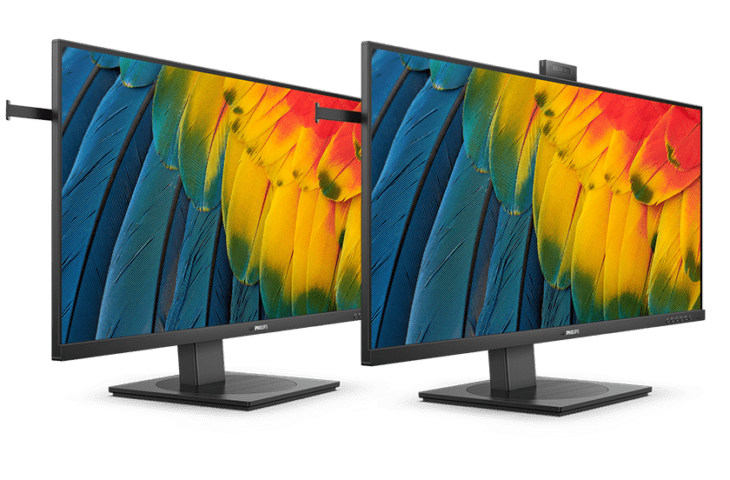 Philips vult USB-C-monitors met webcam aan met modellen van 40 inch
