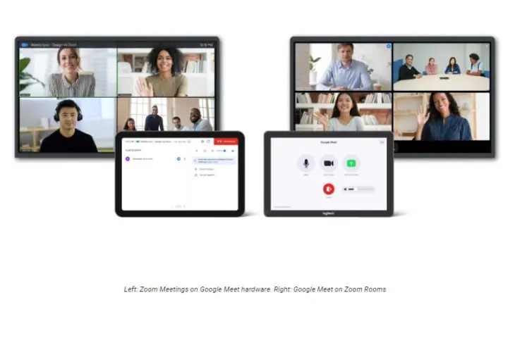 Neem vanaf nu deel aan een Google Meet-vergadering vanaf Zoom Rooms
