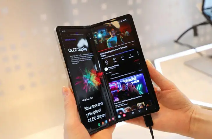 Samsung vouwbaar scherm 360°
