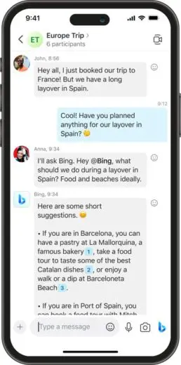 Bing Skype