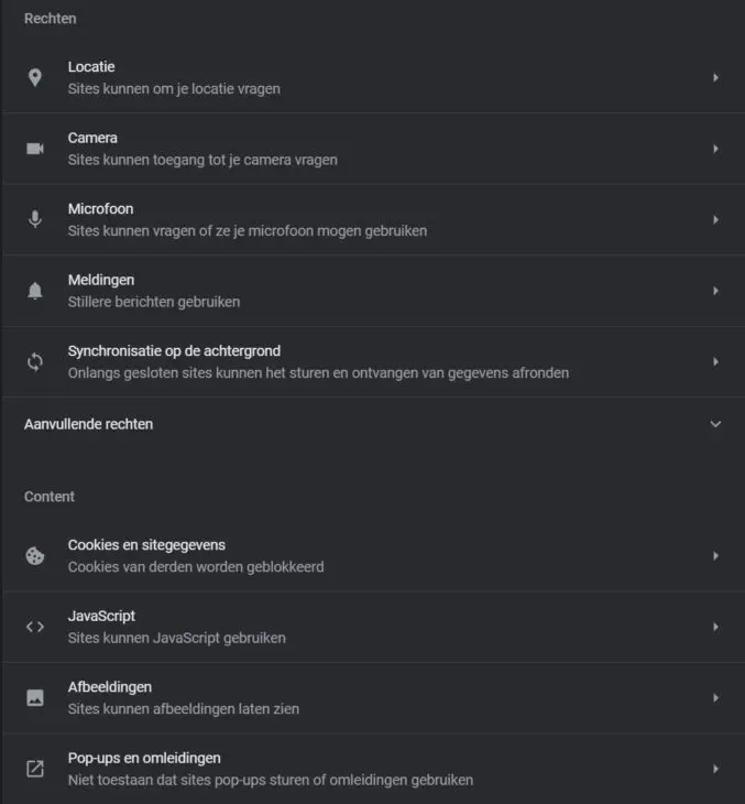 Cookies Rechten