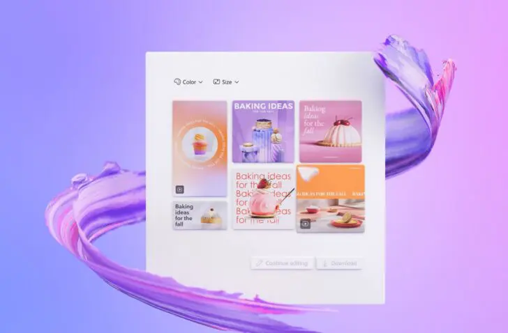 Microsoft Designer gebruikt AI om Canva uit te dagen