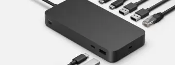 Wel Surface, geen Surface-connector: Microsoft omarmt USB-C met nieuw dock