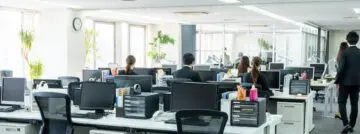 computers in kantoorruimte