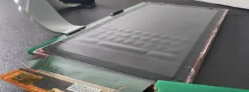 scherm vloeibare knoppen