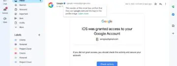 gmail blauwe vinkjes