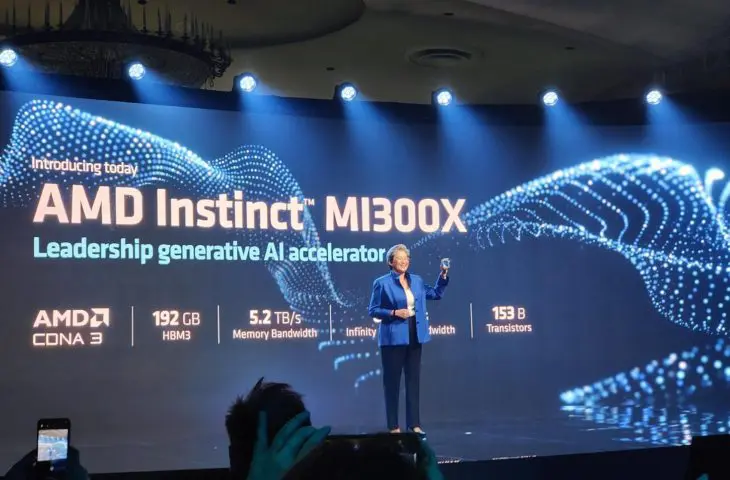 AMD opent vuur op Nvidia H100 met Instinct MI300X: 192 GB HBM3 op één chip