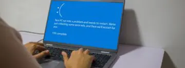 blue screen