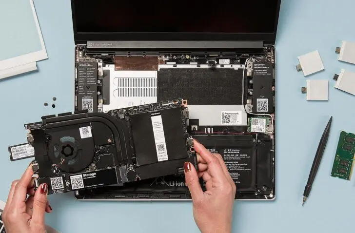 Modulaire Framework-laptop voortaan beschikbaar in België