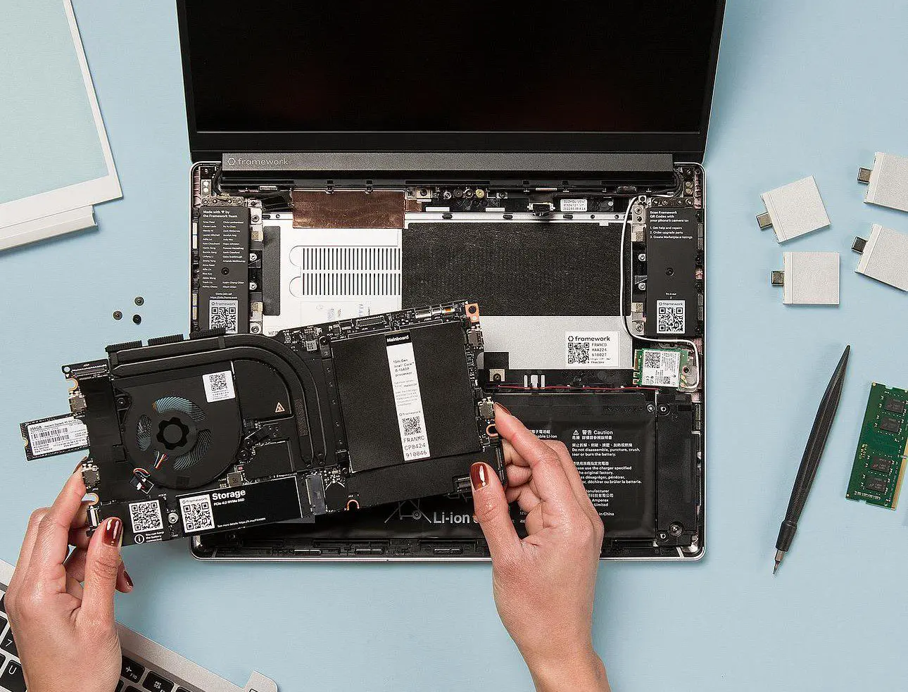 Modulaire Framework-laptop voortaan beschikbaar in België